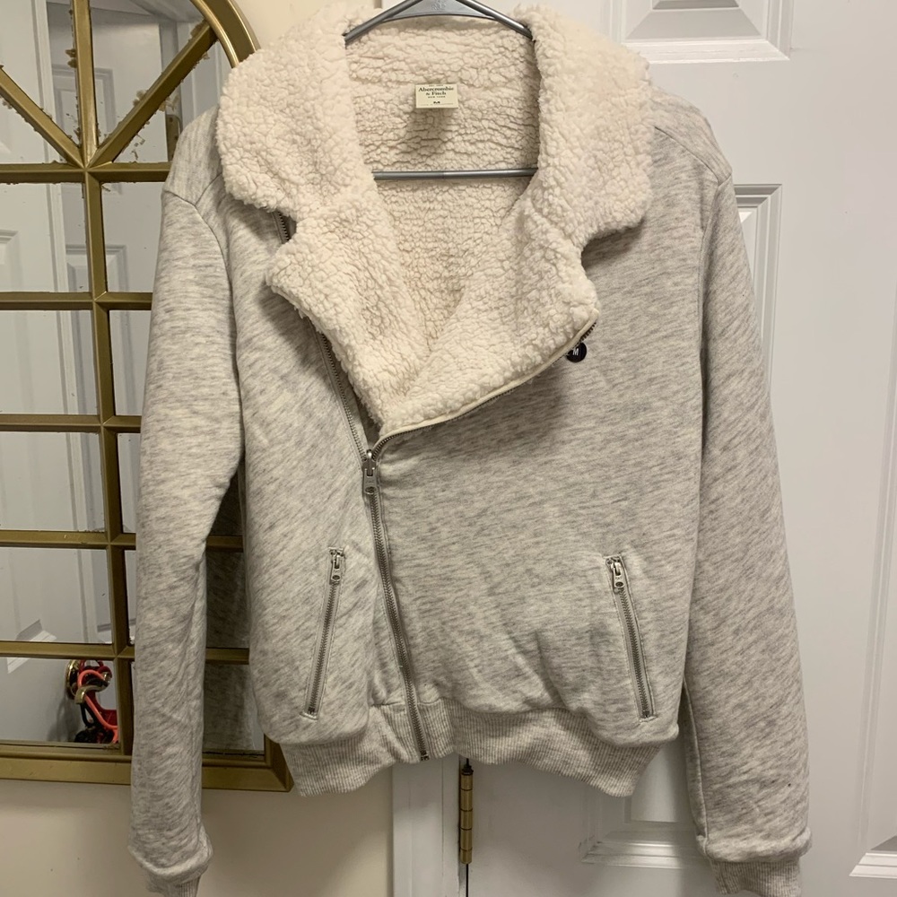 Abercrombie & Fitch Moto-Style Reversible Jacket